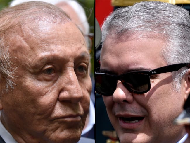 Rodolfo Hernández e Iván Duque. Foto: Guillermo Legaria Schweizer/Getty Images