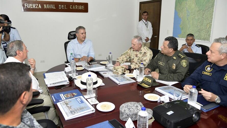 Capturan a jefes de narcotráfico y de criminalidad del Clan del Golfo. Foto: Presidencia