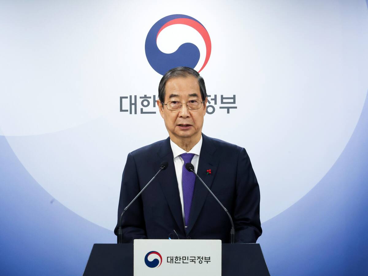 La oposición de Corea del Sur votará una moción para destituir al presidente interino