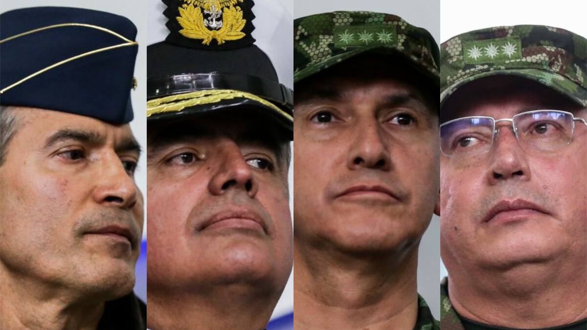 Estos son los nuevos integrantes de la cúpula de las Fuerzas Militares y Policía