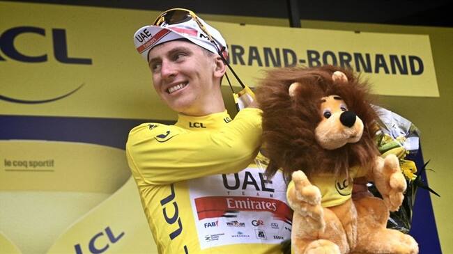 Tadej Pogacar ciclista esloveno. Foto: Getty Images