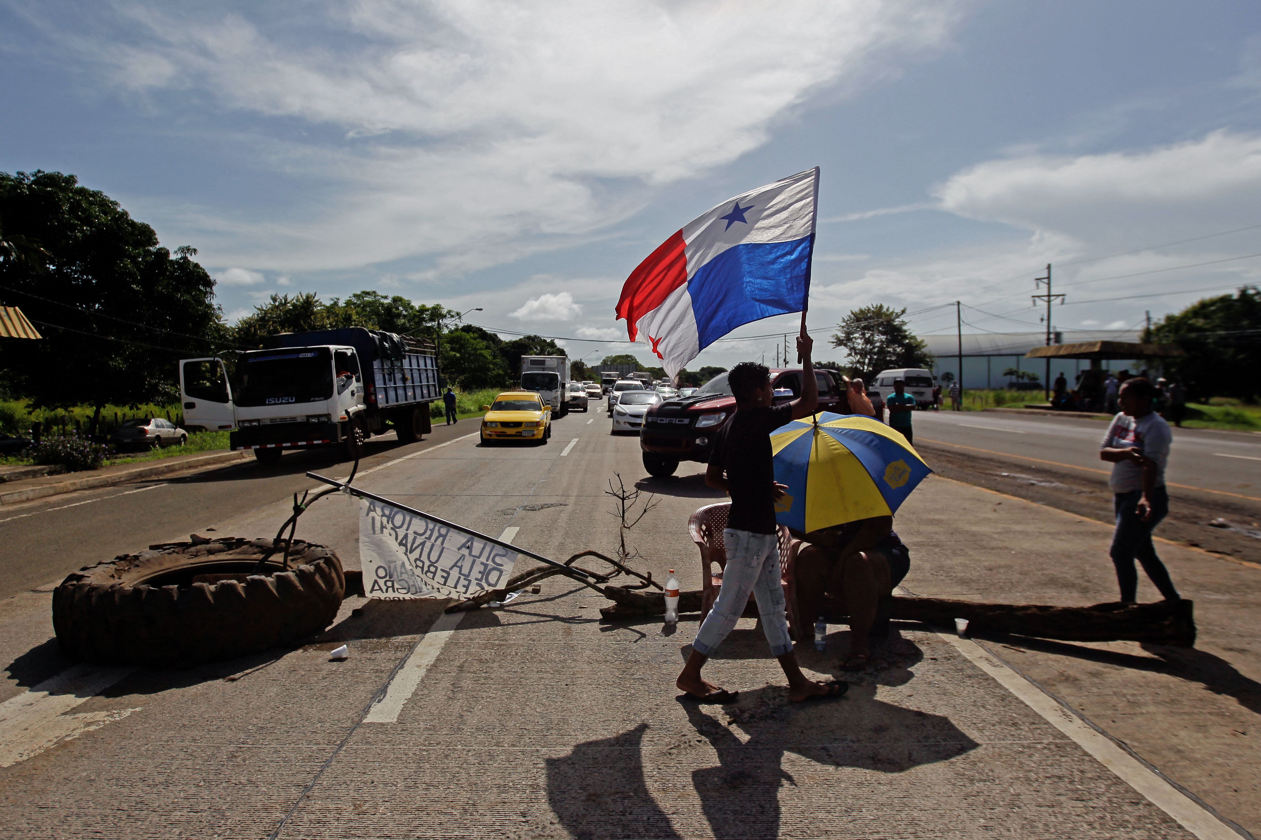 Protestas en Panamá. (Photo by ROGELIO FIGUEROA / AFP) (Photo by ROGELIO FIGUEROA/AFP via Getty Images)