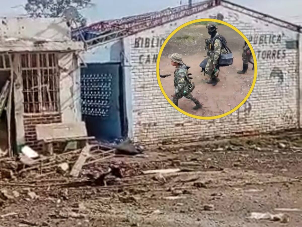 Disidencias generaron destrucción en un corregimiento del norte del Cauca