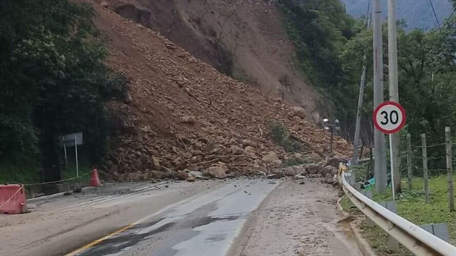Vía Bogotá - Villavicencio. Foto: Colprensa