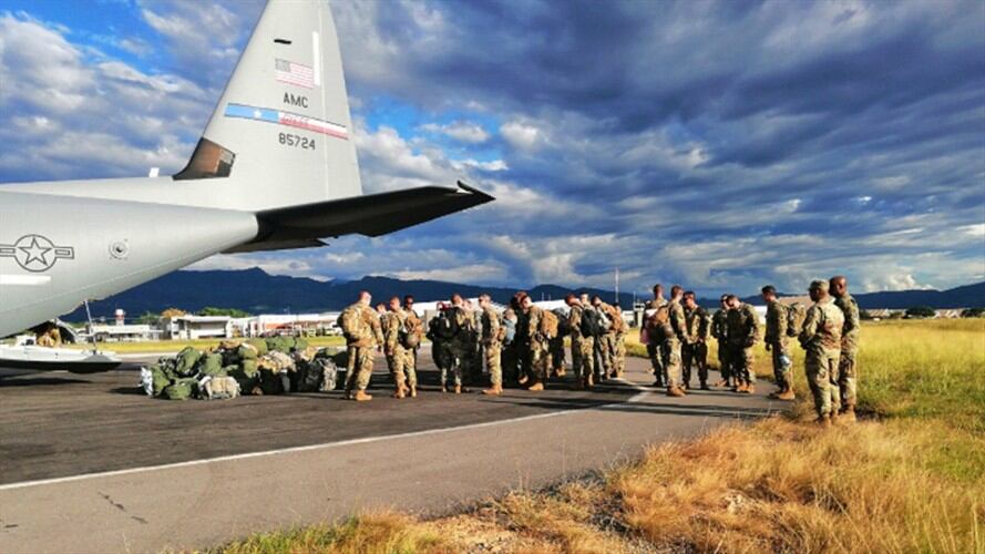 Estos ejercicios de colaboración internacional para que Colombia pueda alinearse a los estándares de la OTAN.. Foto: Ejército