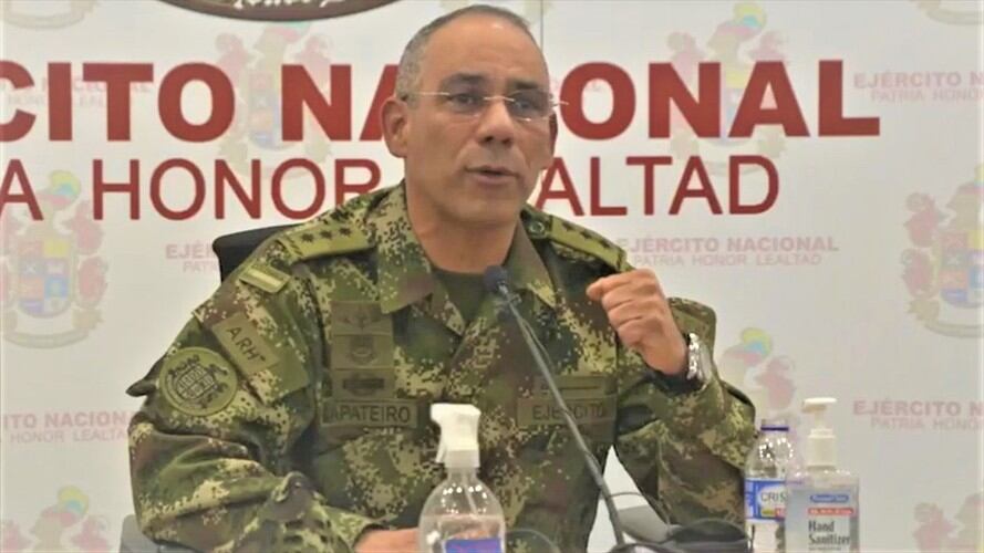 Comandante del Ejército Nacional, general Eduardo Enrique Zapateiro Altamiranda. Foto: Ejército