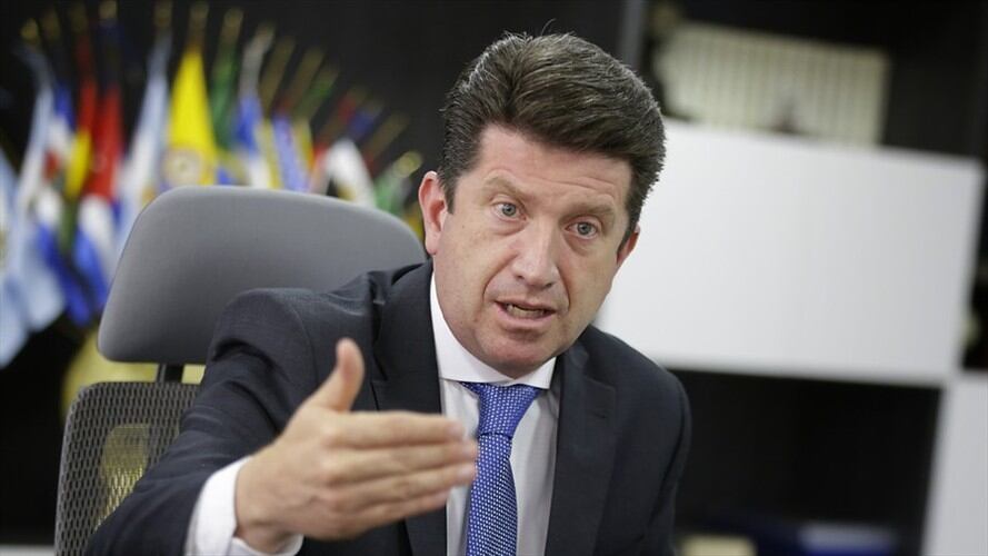 Diego Molano, ministro de Defensa. Foto: Colprensa - Álvaro Tavera