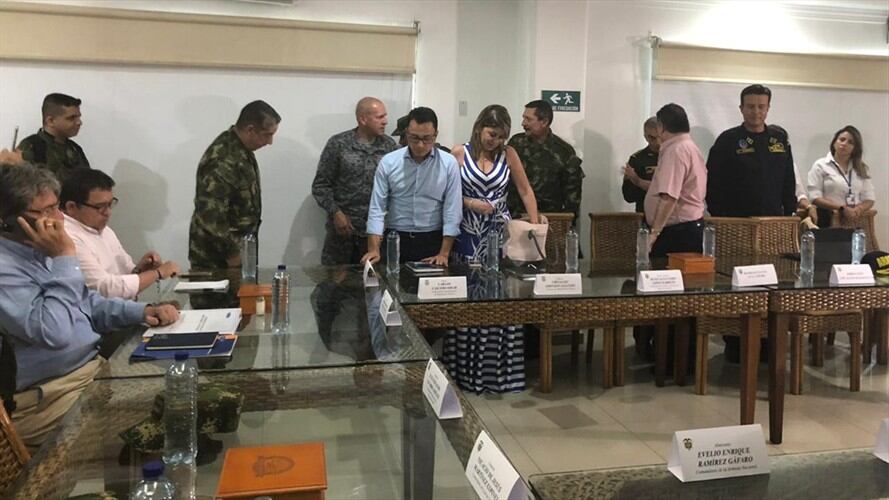 Carlos Holmes Trujillo, ministro de Defensa, asiste al evento y hablará de las medidas para mejorar la seguridad de la Ciudad y de la zona azotada por bandas criminales. . Foto: Redacción W Radio