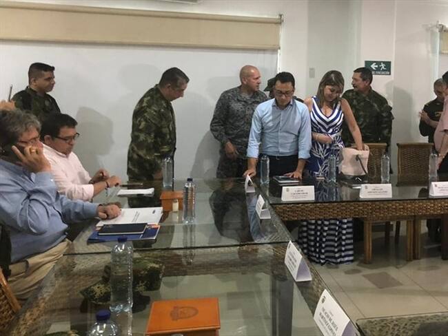 Carlos Holmes Trujillo, ministro de Defensa, asiste al evento y hablará de las medidas para mejorar la seguridad de la Ciudad y de la zona azotada por bandas criminales. . Foto: Redacción W Radio