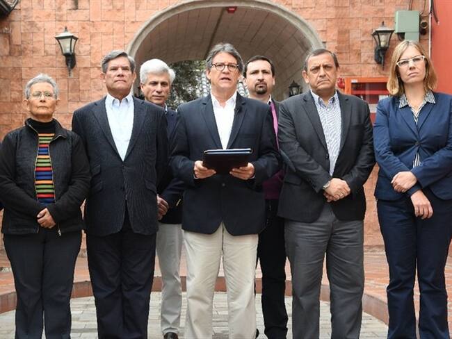 Equipo negociador del gobierno en la mesa con el ELN. Foto: Colprensa