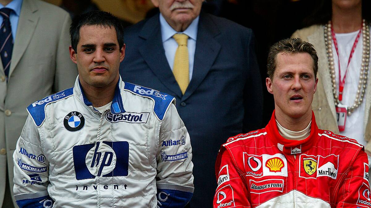 “Le dije ‘no’ a Ferrari; no me interesaba ser segundón de Schumacher”: Juan Pablo Montoya