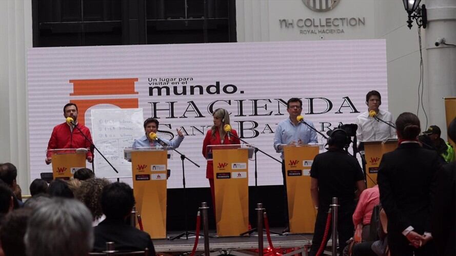 El Gran Debate por la Alcaldía de Bogotá. Foto: La WCon Vicky Dávila