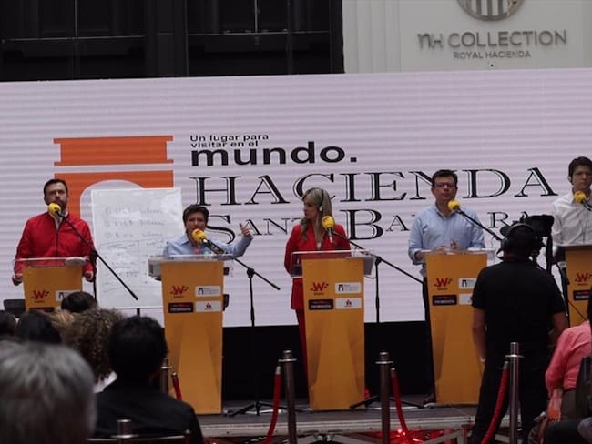 El Gran Debate por la Alcaldía de Bogotá. Foto: La WCon Vicky Dávila