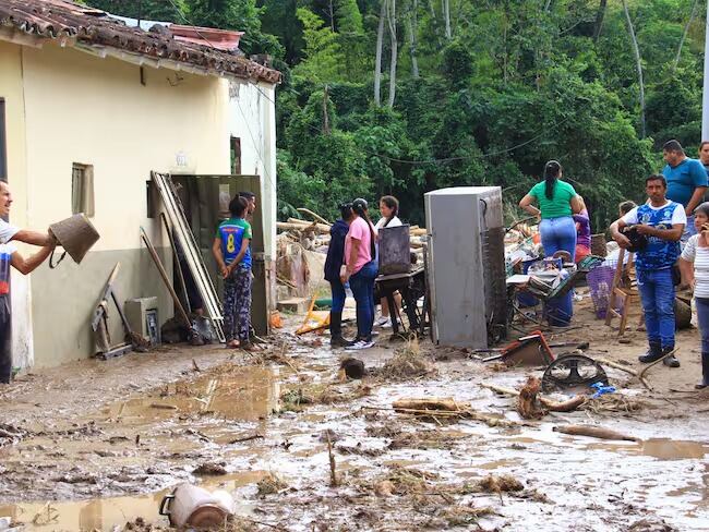 No han llegado las ayudas de la UNGRD:Alcalde de San Vicente de Chucurí tras 3 meses de la avalancha. Foto: Cortesía