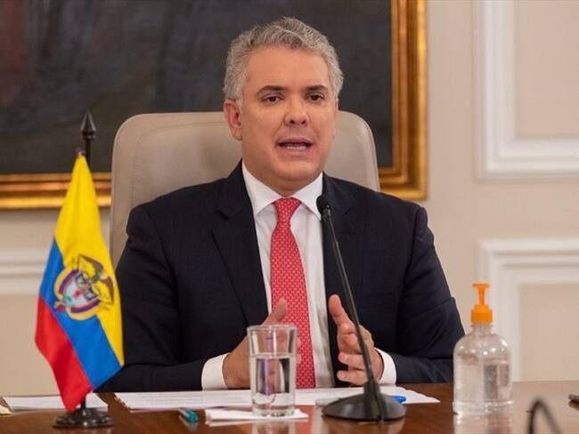 Presidente de Colombia, Iván Duque. Foto: Colprensa - Externos