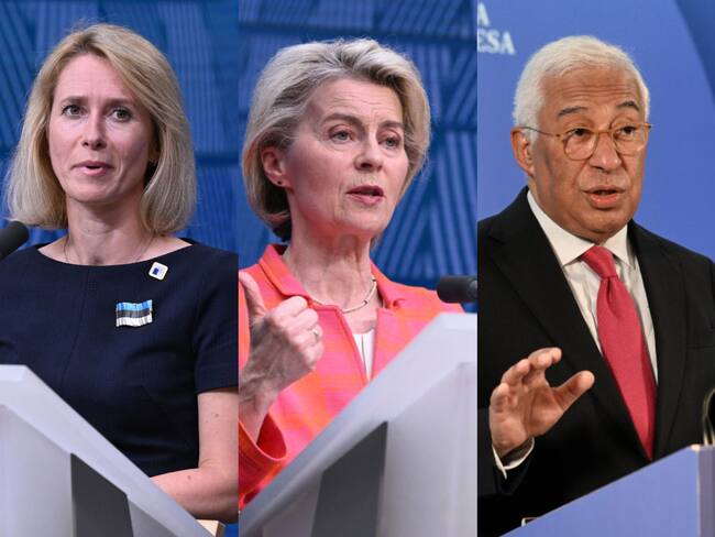 Kaja Kallas, Ursula von der Leyen y. Foto: Getty Images