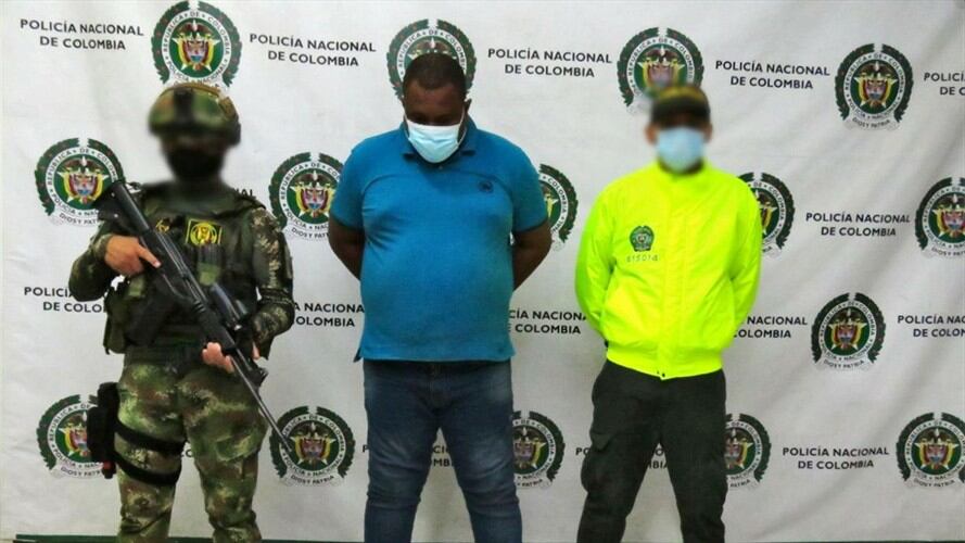 Capturan presunto cabecilla de zona del Clan del Golfo en Córdoba. Foto: Cortesía prensa Ejército