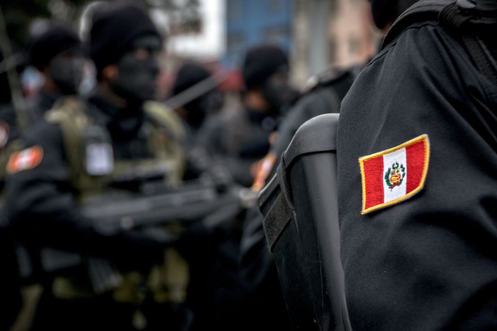 Personal de las Fuerzas Militares de Perú (Photo by Jason Sheil/SOPA Images/LightRocket via Getty Images)