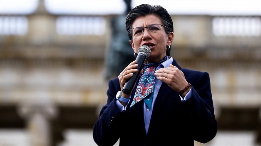 Claudia López anuncia simulacro de aislamiento en Bogotá. Foto: Colprensa