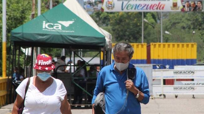 Este 4 de octubre de 2021, el gobierno colombiano anunció la reapertura de la frontera con Venezuela en Cúcuta, con fines comerciales. Foto: Getty Images / Anadolu Agency / Colaborador