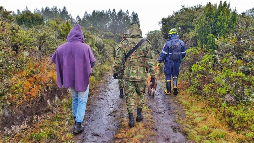 “Por la situación del clima, estaban sucios y mojados”, dijo Clemencia Alvarado.. Foto: Bomberos de Tunja