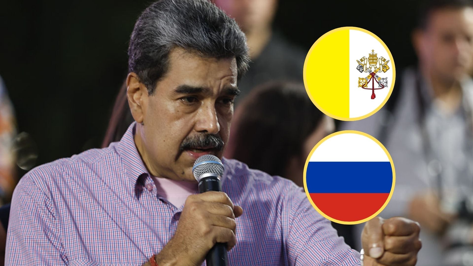 Nicolás Maduro durante un mitín en Caracas, el 13 de noviembre de 2025. FOTO: Pedro Mattey/Anadolu vía Getty Images