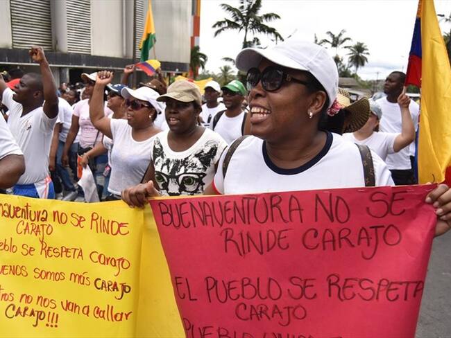 Gobierno y promotores del paro cívico en el Chocó lograron principio de acuerdo. Foto: Agencia EFE