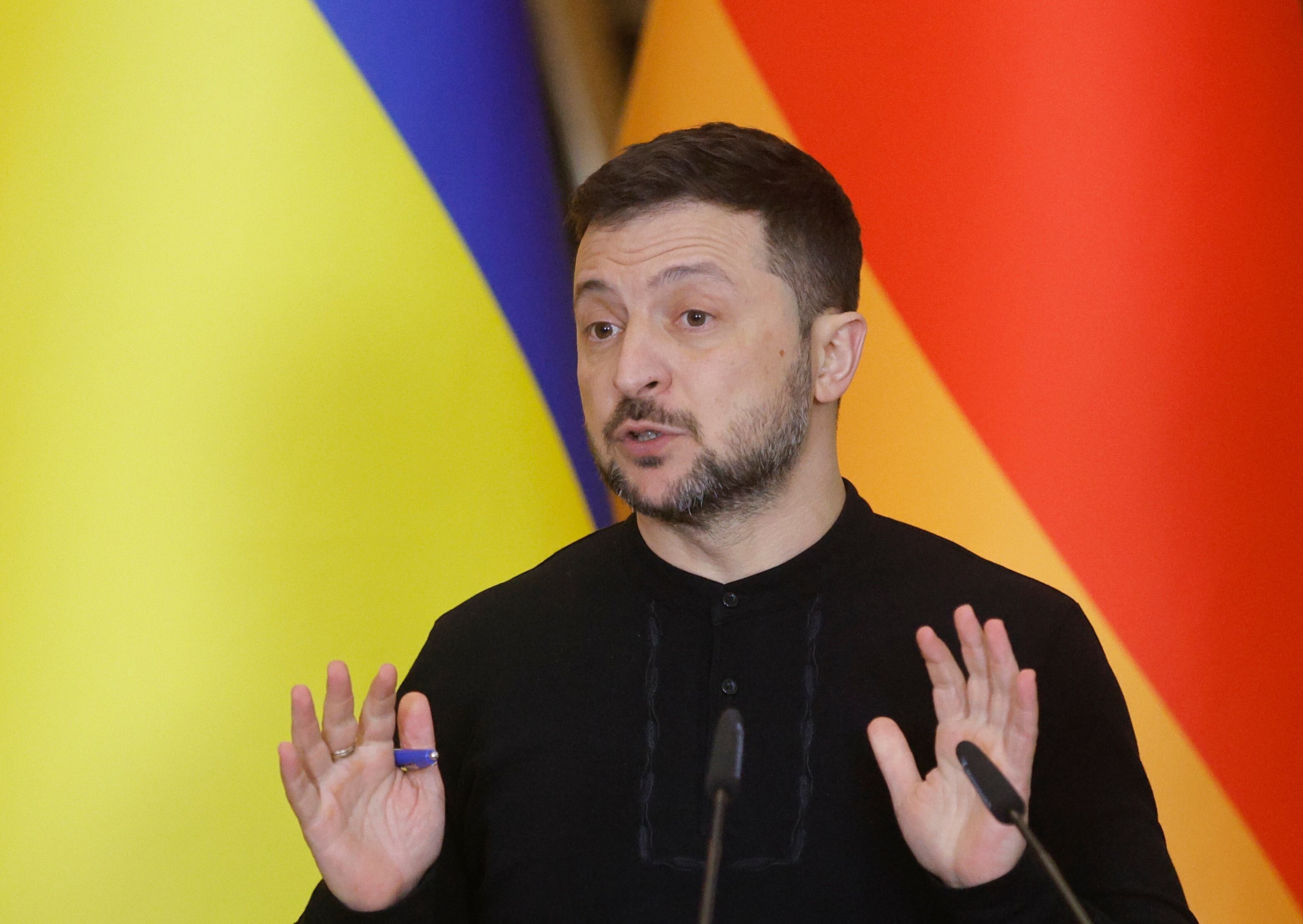 Volodimir Zelenski. I Foto: EFE/EPA/SERGEY DOLZHENKO.