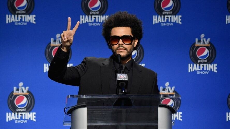 El concierto de medio tiempo del Super Bowl LV estará a cargo del canadiense The Weekend. Foto: Getty Images / KEVIN MAZUR