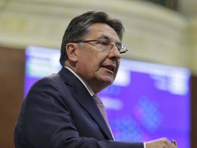 El exfiscal general Néstor Humberto Martínez interpuso una denuncia penal en contra de Hilda Niño por los delitos de injuria y calumnia, y fraude procesal. Foto: Colprensa / ÁLVARO TAVERA