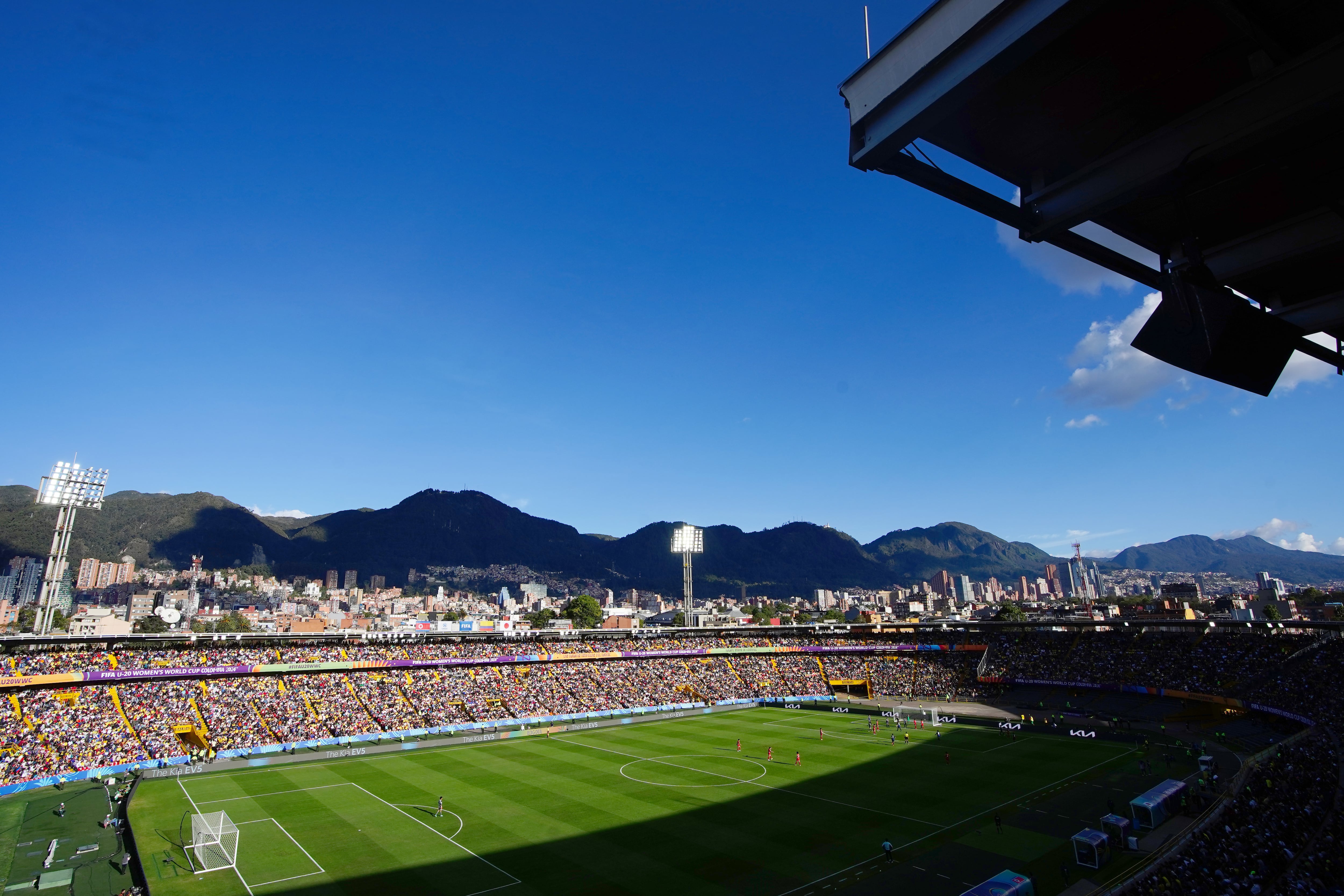 BOGOTÁ, COLOMBIA - 22 DE SEPTIEMBRE: Vista general durante el partido final de la Copa Mundial Femenina Sub-20 de la FIFA Colombia 2024 entre la RDP de Corea y Japón en el Estadio El Campín. (Andres Rot - FIFA/FIFA vía Getty Images)