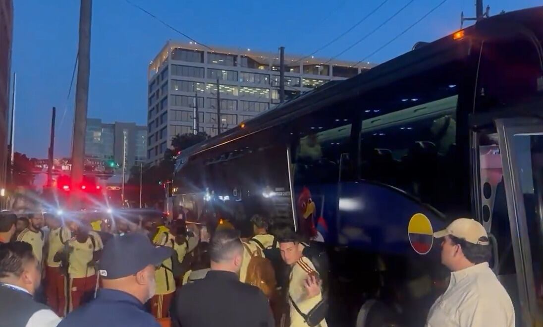 Llegada de Colombia a Houston. Foto: Captura de pantalla.