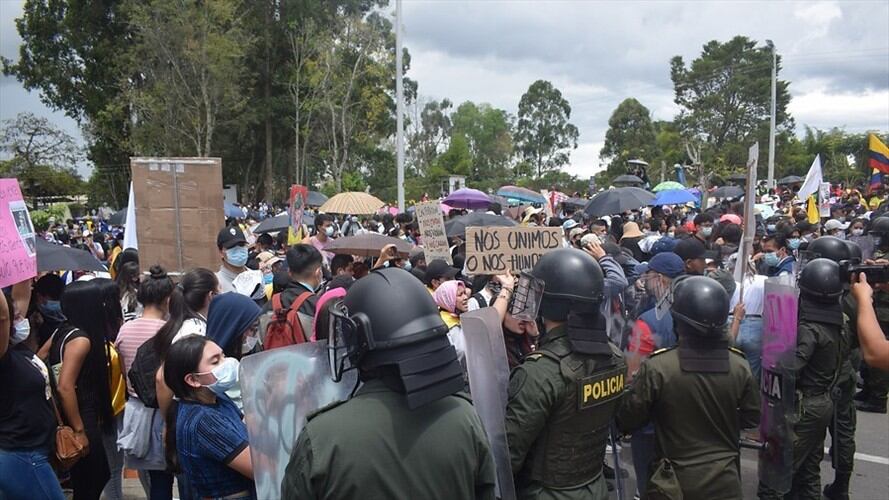 Procuraduría pide "evaluar presencia de factores de desestabilización" en las protestas en Cartagena / Imagen de referencia. Foto: Colprensa