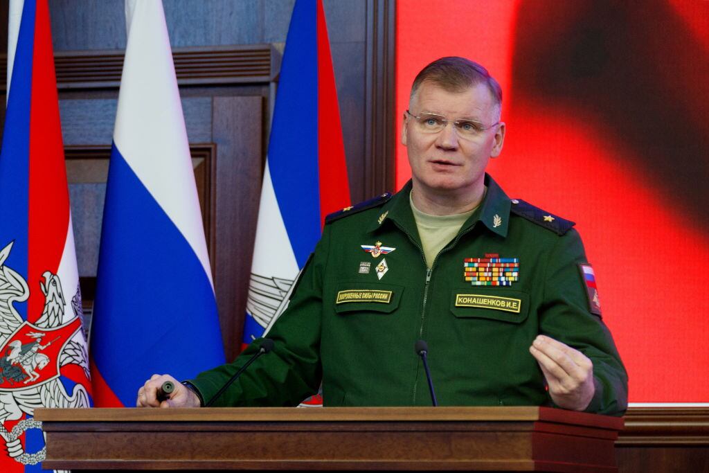 Igor Konashenkov, ministro de defensa de Rusia(Photo by Vadim Savitsky\TASS via Getty Images)