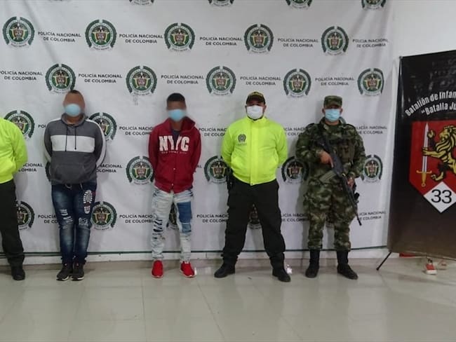 Capturan a alias El Ruso, quien estaría implicado en la muerte de dos policías. Foto: Ejército/Policía.