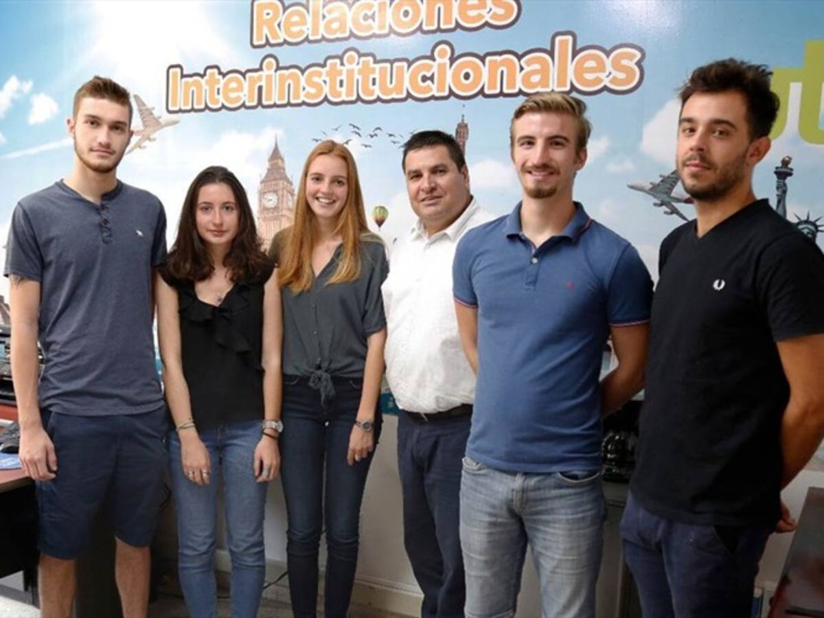 Estudiantes europeos de movilidad en las UTS