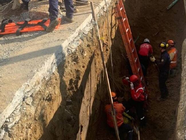 derrumbe manizales. Foto: Unidad de Gestión de Riesgo Manizales