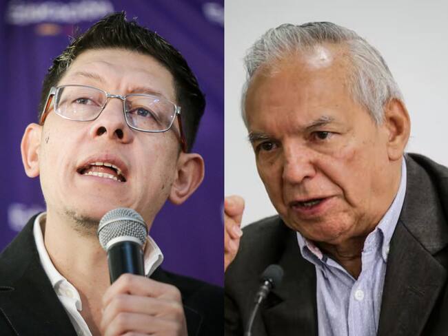 Daniel Rojas, ministro de Educación, y Ricardo Bonilla, ministro de Hacienda. Fotos: Colprensa.