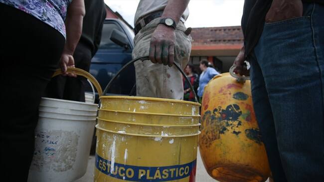 Racionamiento de agua. Imagen de referencia. Foto: Colprensa