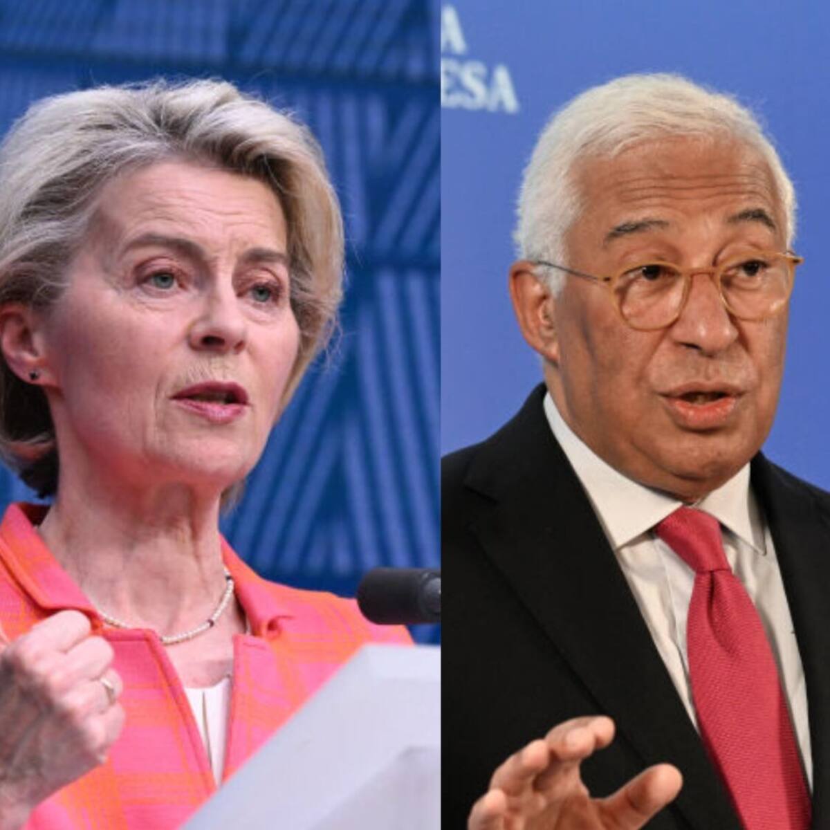 Von der Leyen y Costa reiteraron a Zelenski que Ucrania debe tener voz en el plan de paz