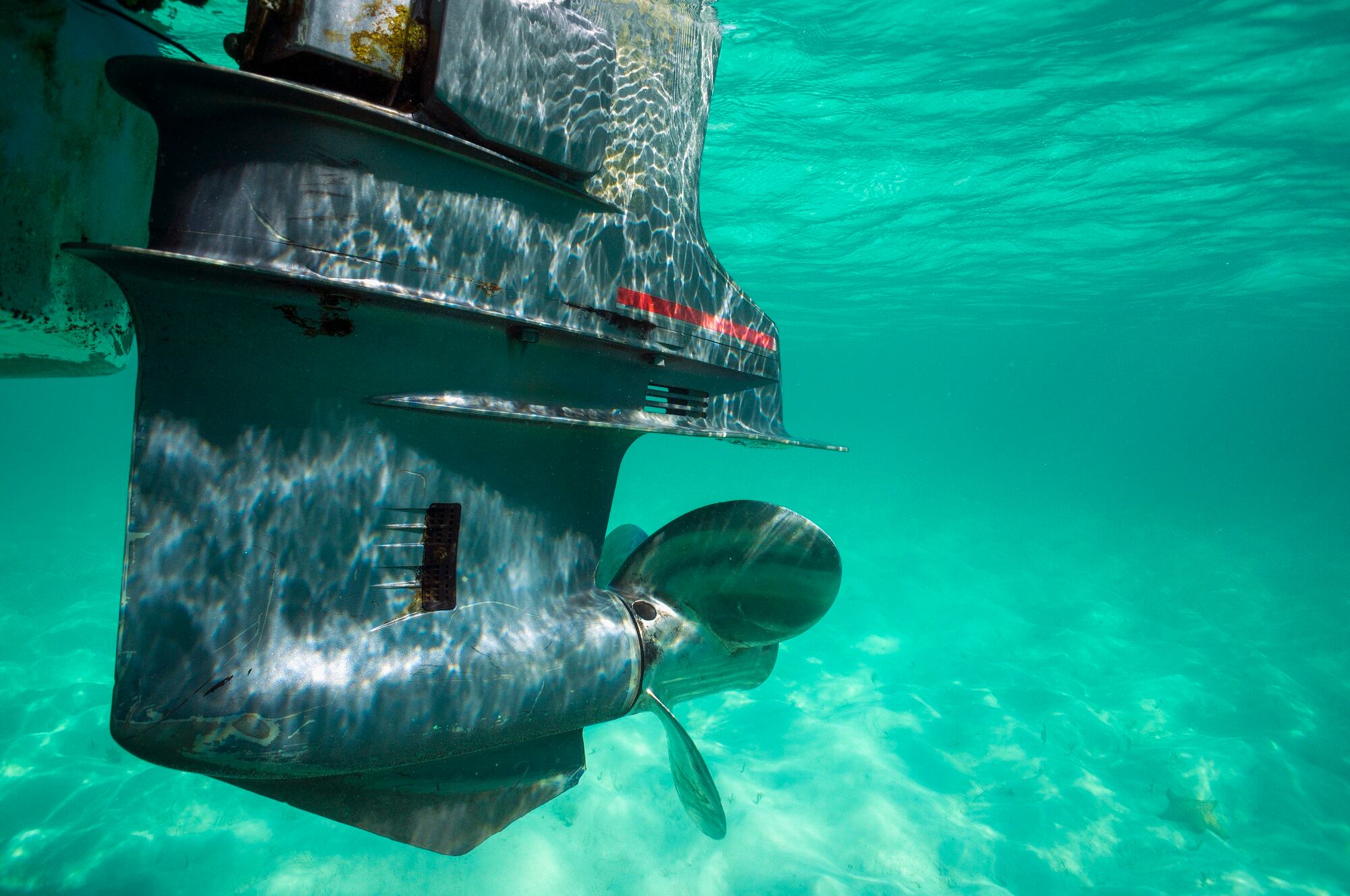 Imagen de referencia de motor de lancha. Foto: Getty Images