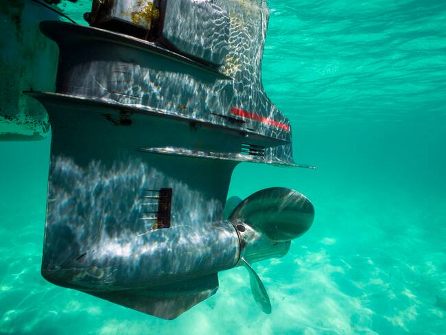 Imagen de referencia de motor de lancha. Foto: Getty Images