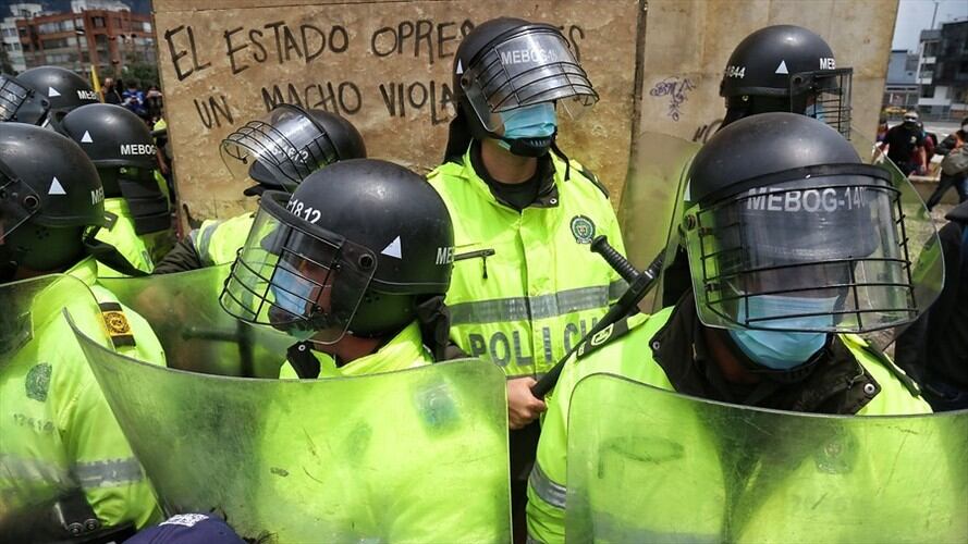 Muerte de Santiago Murillo en Ibagué en el marco del paro nacional. Foto: Colprensa