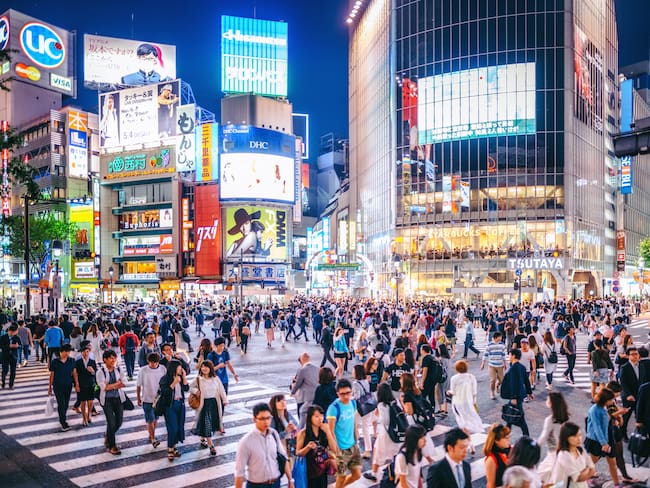 Calles en Tokyo, Japan. Imagen de referencia. (Getty Imágenes)