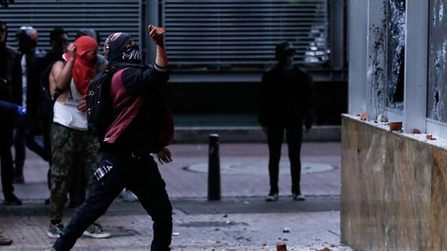 Estudiantes hablan de las protestas de los últimos días. Foto: Colprensa