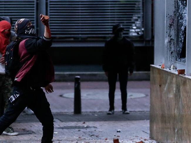 Estudiantes hablan de las protestas de los últimos días. Foto: Colprensa