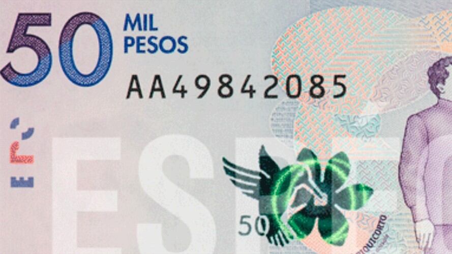 Un video viral publicado por un comerciante revela la forma en que se falsifican los billetes de esta valor. Foto: Banco de la República