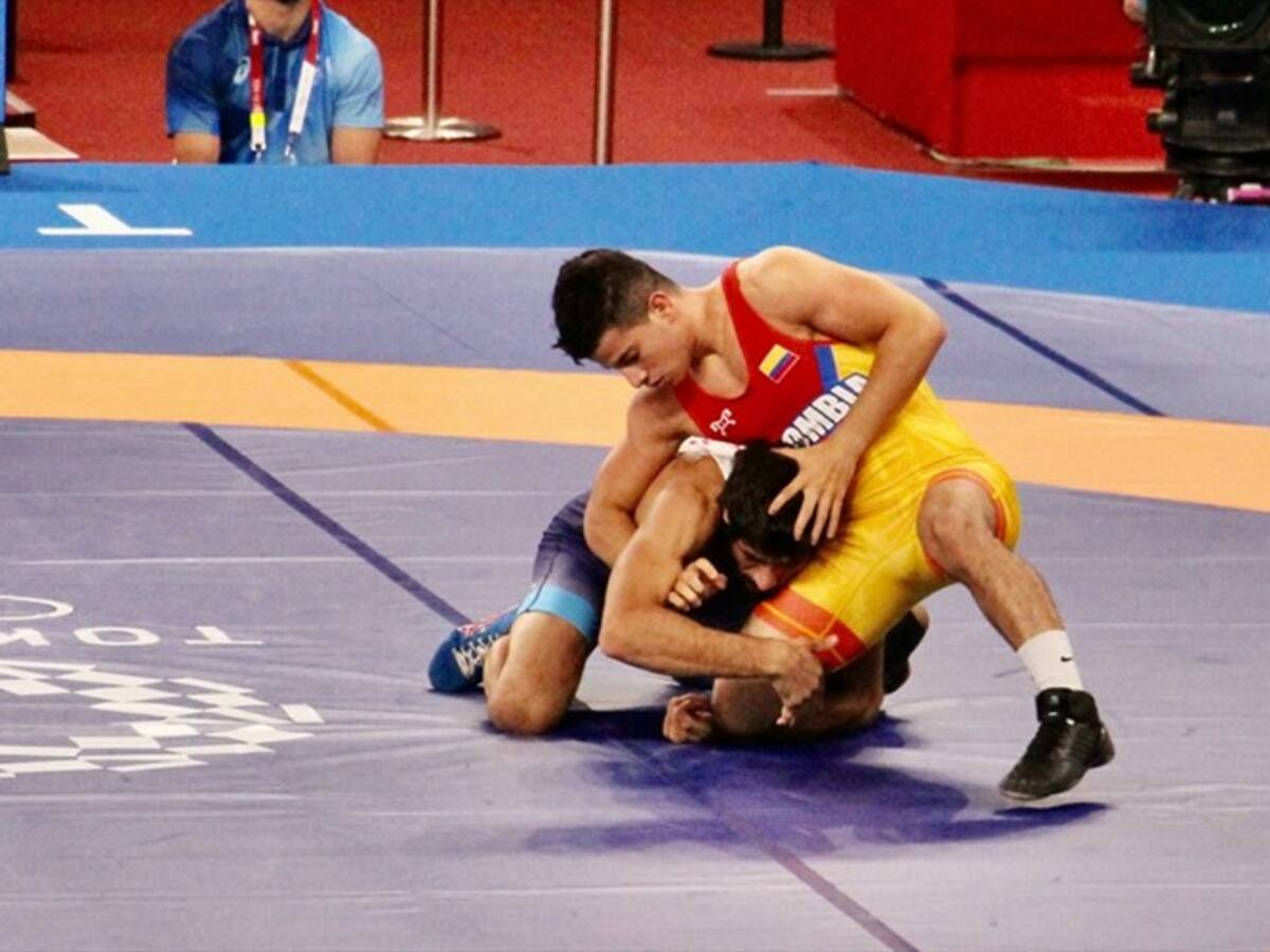 El luchador colombiano Óscar Trigueros se despide de los Juegos Olímpicos