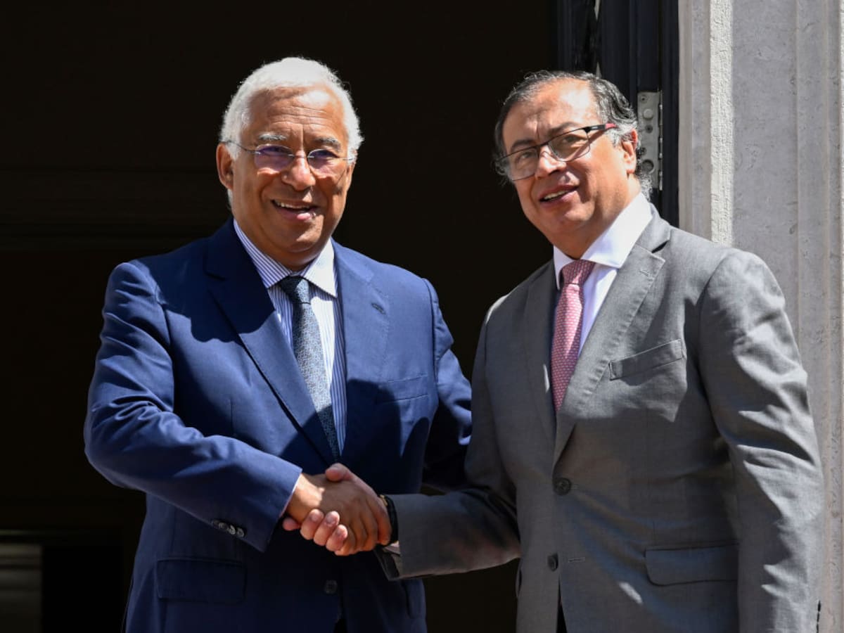 Petro invitó al primer ministro de Portugal a realizar visita oficial a Colombia