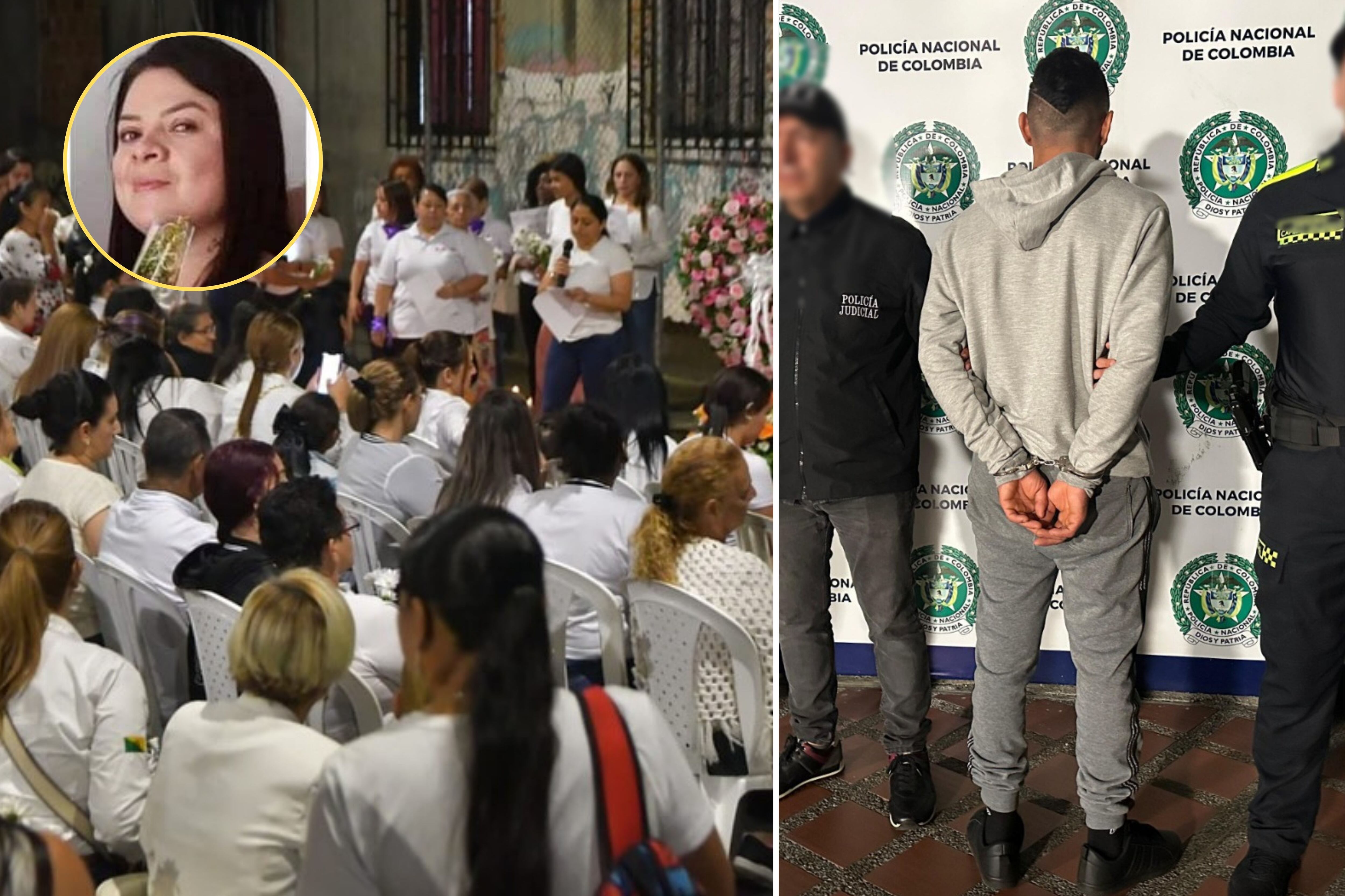 Primer feminicidio registrado en Dosquebradas, Risaralda (fotos: Alcaldía de Dosquebradas, Policía Nacional)